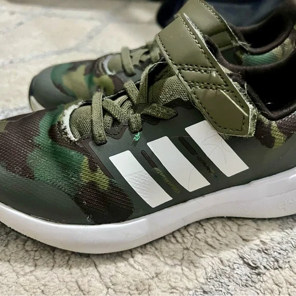Adidas Green CAMO Cloudfoam Size 13 - Picture 4 of 10